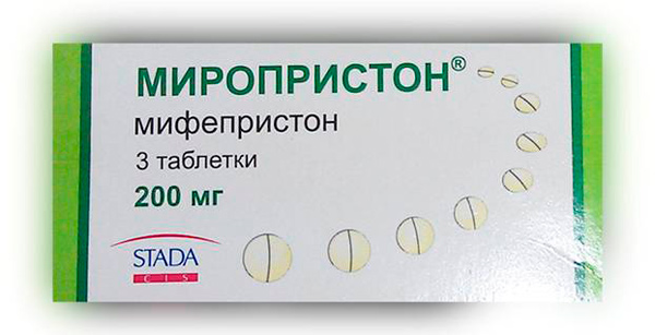 Схема приема миропристона и миролюта Схема приема миропристона и миролюта